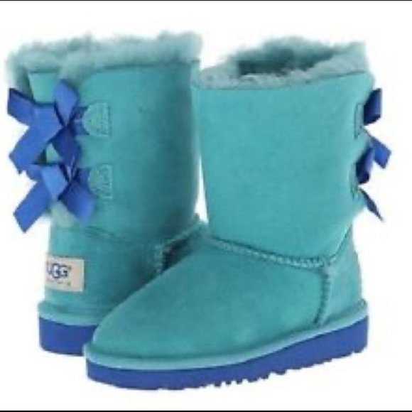 ugg bailey bow aqua